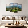 thumbnail image 2 of Elephant Stock Majestic Blue Ridge Mountains Wall Art - Horizontal Multi Panel Canvas - Living Room Wall Decor - Nature Multi Panel - Green And Gray Decor - 75" x 48", 2 of 8