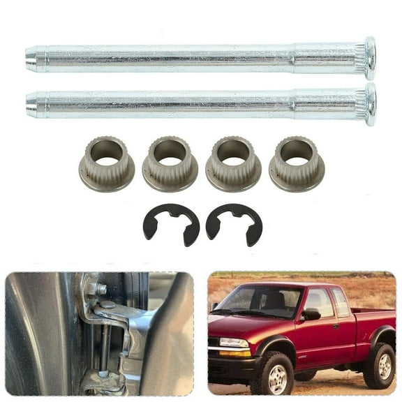 Door Hinge Pin Bushing Kit 93356553 For 94-04 1994-2004 Chevy S10 GMC S15