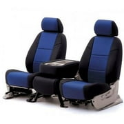 Coverking Custom Fit Seat Cover for Jeep Wrangler JK 2-Door - (Neoprene, Black/Blue)