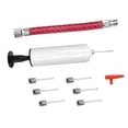 thumbnail image 2 of Bomba de aire Bomba de aire Conjunto de 6 pulgadas Kit de inflador portátil Fútbol de plástico Portátil Inflando suministros, Blanco 10 Piezas Vogacara OD001864-03, 2 of 6
