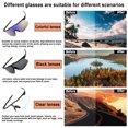 thumbnail image 2 of Gafas de sol para ciclismo, gafas para ciclismo de montaña, gafas para bicicleta de montaña, gafas para deportes al aire libre para hombres y mujeres, 2 of 5