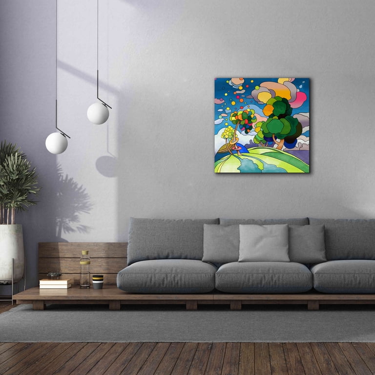 Epic Graffiti 'Pop Art Landscape 1019' by Howie Green, Canvas Wall