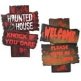 thumbnail image 4 of 2Pcs Halloween Props Creative Street Warning Sign for Roadside Garden, 4 of 6