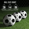 thumbnail image 6 of GoSports Classic Soccer Ball 6 Pack - Size 3 - with Premium Pump and Carrying Bag, 6 of 6
