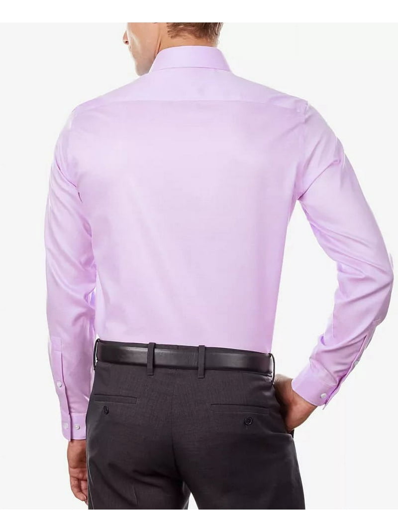 Michael Kors Men's Regular Fit Airsoft Solid Dress Shirt, Pink, 18 34/35 -  Walmart.com
