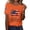 Orange_013, variant on Domuza Women's 250th America Anniversary Casual Printed Crew Neck T-Shirt USA Flag Tee 250 Years of Freedom Shirt Pink XL