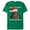 Kelly Green, variant on Men's Star Wars: A New Hope Santa Hat Chewbacca Graphic T-Shirt