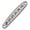 Silver, variant on Zincs Alloy Guitar String Thru Body Plate Guitar Bridge String Thru Body Ferrules Bushing Plate String Through Plate