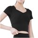 thumbnail image 1 of Tops de Yoga para Mujeres Secado Corto con Elástico Y Cojín de Pecho, Top Deportivo de Ajuste Apretado para Primavera Verano, 1 of 4