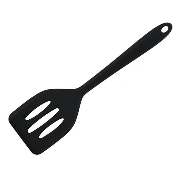 ievspot 1 Pcs Silicone Slotted Spatula, Non-stick Thin Slotted Spatula Heat Resistant Kitchen Silicone Turners for Cooking