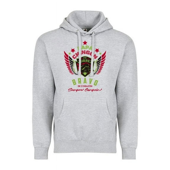 Papá Chingón F.C Juarez Adult Pullover Hoodie- Soccer Fan Apparel - Medium