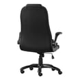 thumbnail image 5 of Monarch Specialties Office Chair, Swivel, Ergonomic, Armrests, Work, Black Leather Look, 5 of 5