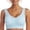 ZA6-Light Blue, variant on Women's Bra Halter Sports Backless Deep V Neck Sports Bustier Padded Gym Push Up Backless Adjustable Straps Bras For Women