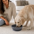 thumbnail image 5 of Dog Sculpted Piece Slow Feeder, 6 Inch Silicone Dog Sculpted Piece, Small Slow Feeder Dog Bowls for Puppy Slow Eating, Gray Non Slip Pet Feeder for Home Use, 1 Pack, 5 of 6
