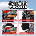 thumbnail image 3 of Hot Wheels Cars & Titles All-Over Print 16" Backpack & Lunch Kit Set, 3 of 7