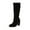 Black, variant on Boots for Women,Knee High Boots with Heel and Side Zipper Ankle Strap Durable Non Sole Versatile Fashion Footwear Comfortable Casual Dress,Knee High Boots Women,Brown,8