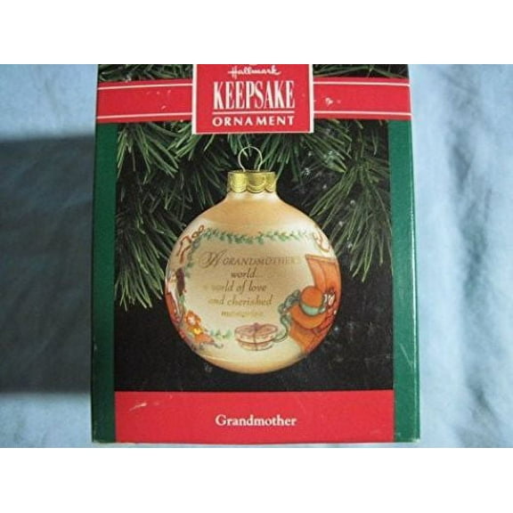 Hallmark Keepsake 1992 Grandmother Christmas Ornament