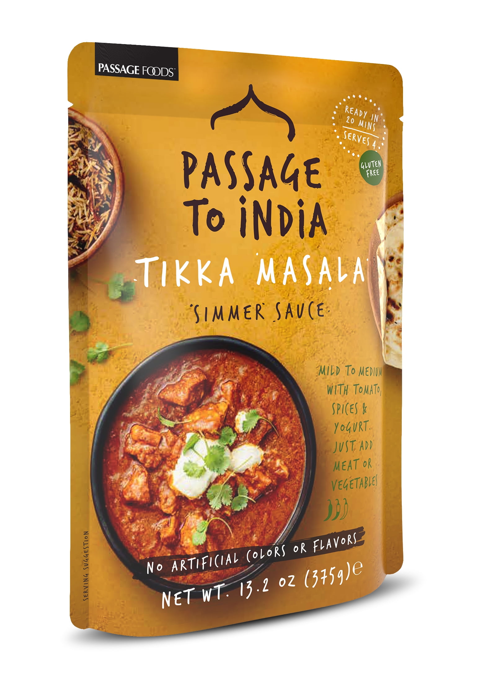 Passage Foods, Passage to India Tikka Masala, 13.2 oz, Shelf
