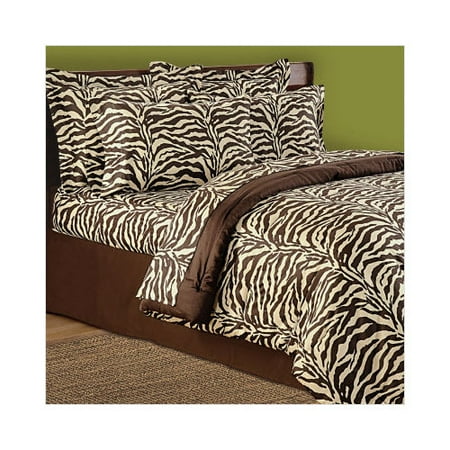 scent sation wild life zebra comforter set in brown scent sation wild life zebra comforter set in brown
