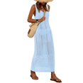thumbnail image 1 of Traje de baño Cover Up BTFBM Crochet para mujer azul claro, 1 of 9