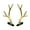 Gold, variant on Elegant White Antler Hairpiece Hair Clip For Traditional Costume Photography