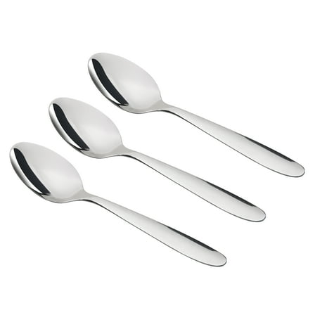 Mainstays Breck Stainless Steel Teaspoon Set, Adult 3-Piece Tableware Set