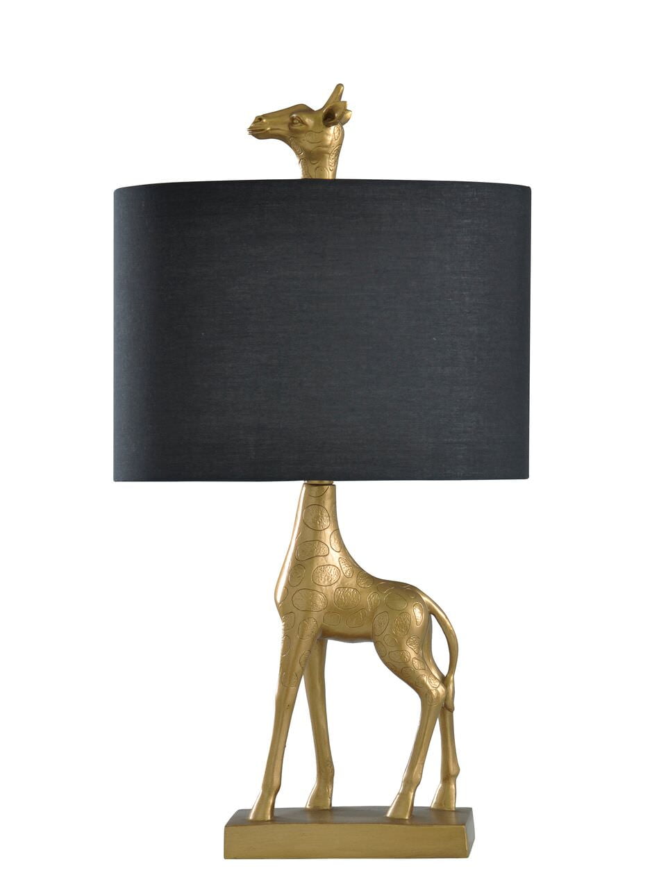 Golden Giraffe Table Lamp Solid Gold, Navy Blue And Gold Table Lamps