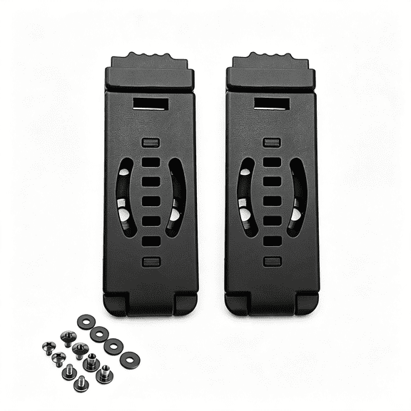 EXLEAF 2-Pack Knife Clip Holster Tactical Belt Kydex Universal Utility Edc Clip Camping Mag Pouches Sheath Tool Belt Clip Knife Sheath Clip