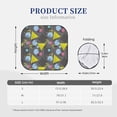 thumbnail image 2 of Kdxio Geometric Print 2-Piece Sun Shade Front Windshield - Foldable Car Front Window Sunshades for Most Sedans SUV Truck, 2 of 6