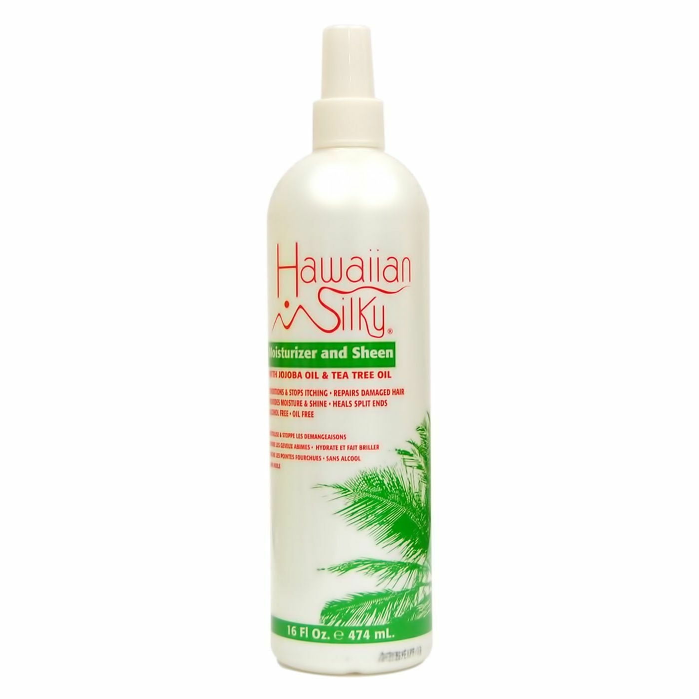 Hawaiian Silky Moisturizer And Sheen Spray 16 Oz,Pack of 2