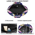 thumbnail image 4 of Decorative Paisley Print Weekender Bohemian Chic Travel Duffel with Artistic Floral Pattern, Vintage Mala Inspired Design, 4 of 5