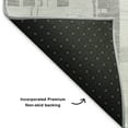 thumbnail image 5 of Addison Rugs Mayfield Premium Machine Washable Transitional Stripes Gray Rectangle Rug, 3' x 5', 5 of 7