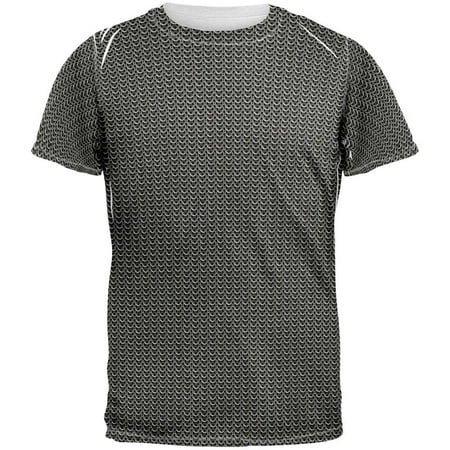 Chainmail Costume All Over Adult T-Shirt - Large