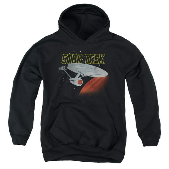 Star Trek - Retro Enterprise - Youth Hooded Sweatshirt - Small