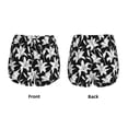 thumbnail image 5 of Haiem Lilies Flowers Women's 2 in 1 Running Shorts - Lightweight Athletic Workout Gym Yoga Breathable Sports Shorts Liner with Phone Pockets-Small, 5 of 9