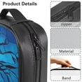 thumbnail image 6 of FKELYI Cardinal Bird Glassed Flower Print PU Leather Bible Cover for Prayer Zippered Bible Bags with Handle Large Capacity Bible Carrier Book Organzier Holder for Christian, 6 of 6