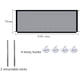 thumbnail image 2 of Puerta de seguridad extensible para perros, puerta retráctil para mascotas, barrera para mascotas, barrera para perros, puerta para escaleras, puerta mágica para perros (S-110 * 75), 2 of 5