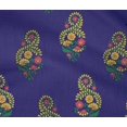 thumbnail image 4 of oneOone Cotton Flex Fabric Leaves|Swirl & Floral Block Decor Fabric Printed BTY 40 Inch Wide, 4 of 4