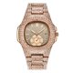 thumbnail image 1 of Reloj de cuarzo para hombre, reloj de pulsera de acero para hombre, reloj de diseño clásico de moda dorado para hombre, 1 of 3
