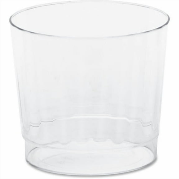 WNA Classicware Tumblers, 9 oz, Plastic, Clear, Rocks Glass, 16/Bag, 15 Bag/Carton -WNARSCCR91516
