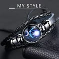 thumbnail image 4 of Spirit Bracelets Zodiac, Serene Manifestation Bracelet, Zodiac Bracelet, Zodiac Guardian Bracelet, 12 Zodiac Leather Adjustable Bracelet, Gift for Constellation Lover., 4 of 10