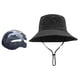 thumbnail image 5 of Sombrero de pescador con cuerdas Sombrero plegable de ala ancha con inserto de sombrero protector Sombrero para el sol con Negro, 5 of 9