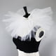 thumbnail image 4 of Vestido victoriano renacentista de tul con cuello fruncido y malla desmontable para mujer, 2020 Blanco, 4 of 8