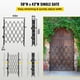 thumbnail image 3 of Puerta de seguridad plegable VEVOR de 48' de alto x 37' de ancho acero, 3 of 9
