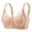 Khaki#74, variant on Front Closure Bras for Women Smooth Under Tops Weekend Styling Wirefree Bralette No Print Front Closure, Smooth Under Tops, Smooth Profile Beige 38
