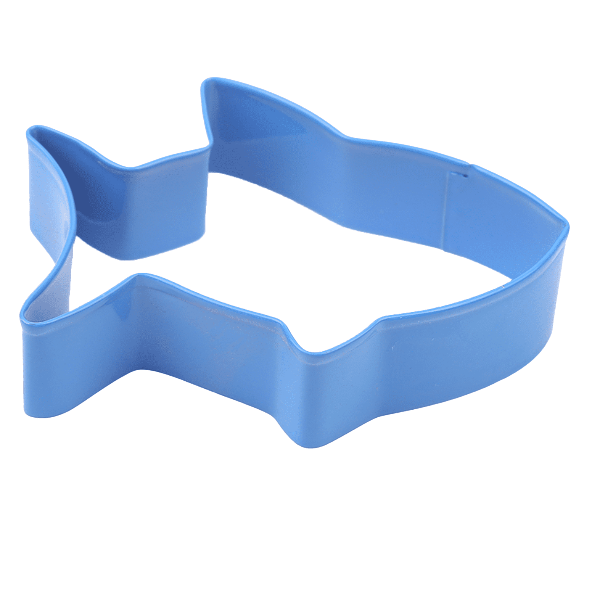 Shark Cookie Cutter, Blue, Stainless Steel, Double Side, Baking, Way to Celebrate