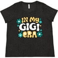 thumbnail image 3 of Inktastic In My Gigi Era Retro with Flowers Women's Plus Size T-Shirt, 3 of 5