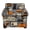 Halloween Black Cat Print, variant on FUIALDOLG Cow Sofa Covers for Living Room, 2 Piece Armchair Couch Covers Elastane Chair Cushion Cover Non-Slip for Pet