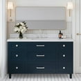 thumbnail image 7 of Ariel B60-BC-WHT Monroe 60" Single Free Standing Vanity Cabinet Only - White, 7 of 7