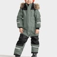 thumbnail image 2 of UAYOTSE Snowsuit Children's Unisex Ski Suit Thickened Warm Ski Overall Winter Warm Ski Suits with Hood Snow Overall Windproof,Sizes 6-12 Months, 2 of 7